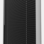 Perfect Fit No Drill Metal Blind - Black Gloss - 25mm