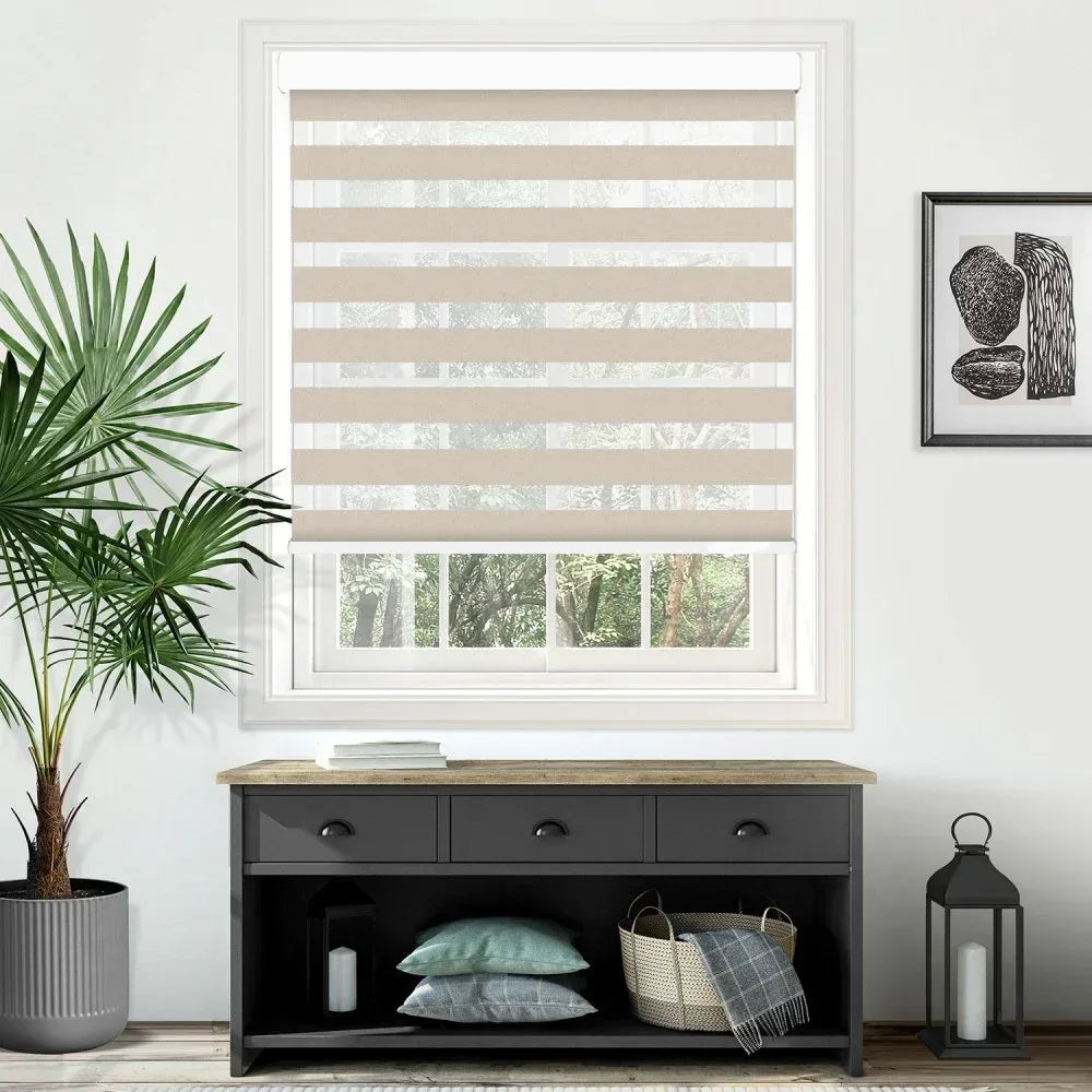 Blackout Pitch Cream - Day and Night Blinds