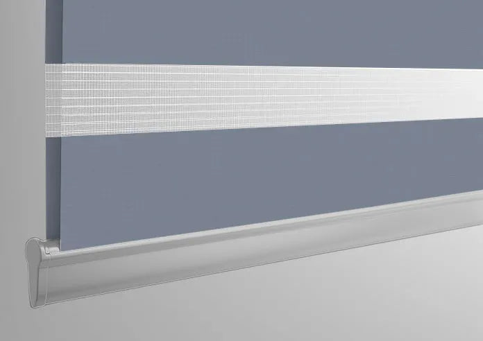 Blackout Pitch Grey - Electrical Day and Night Blinds