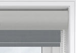 Plain Soft Charcoal Grey - Electrical Day and Night Blinds