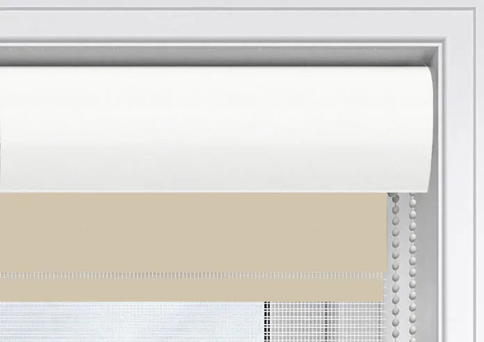 Plain Soft Cream - Day and Night Blinds