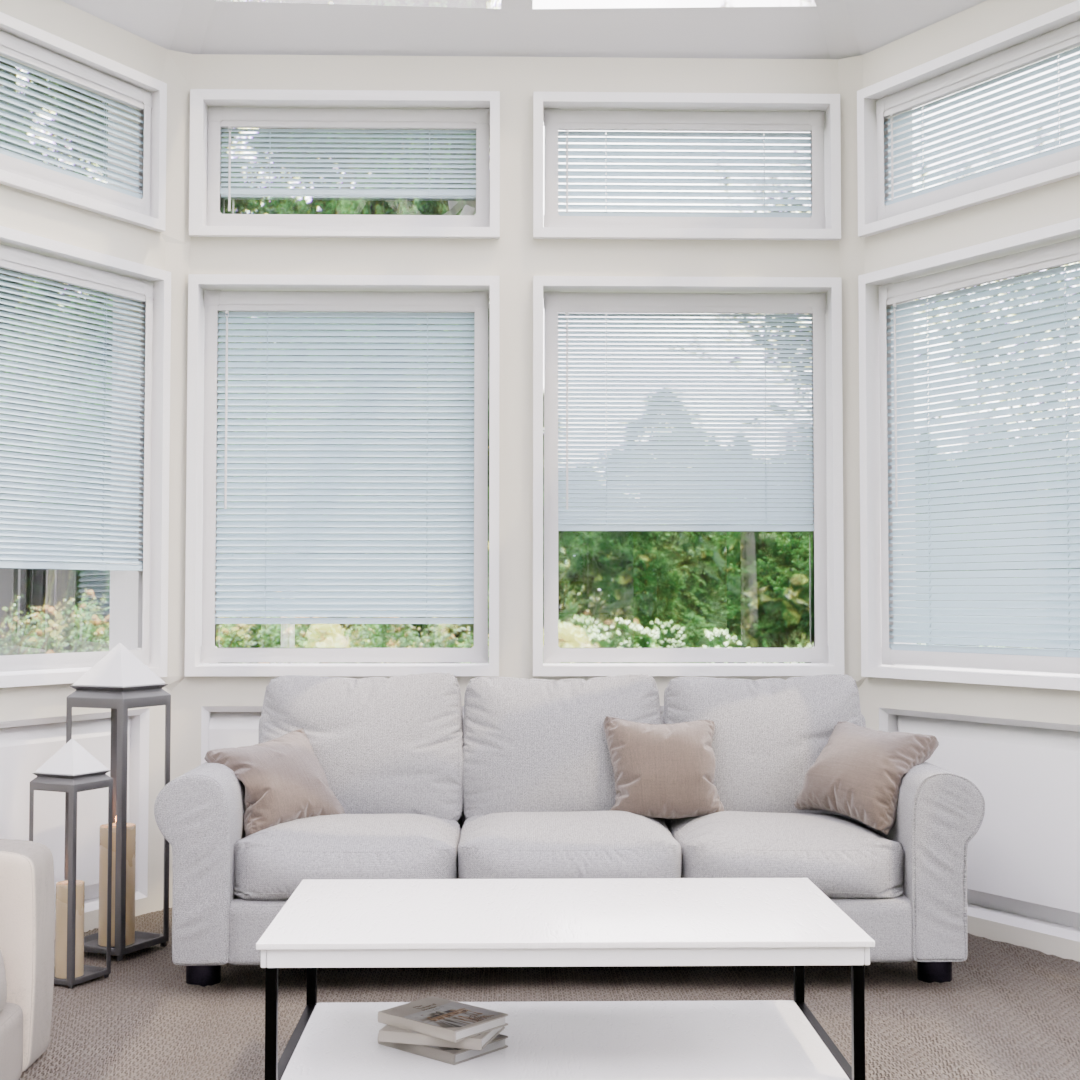 Perfect Fit Metal Blind - Blue Haze - 25mm