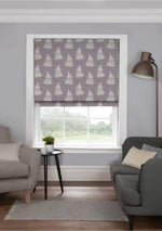 EB Bracken Heather Roman Blind