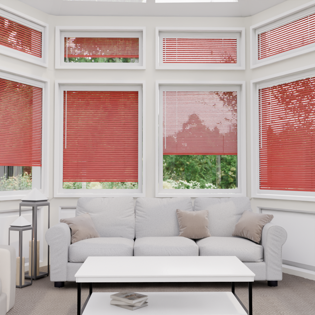 Perfect Fit Metal Blind - Brick - 25mm
