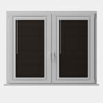 Perfect Fit No Drill Metal Blind - Bronze - 25mm