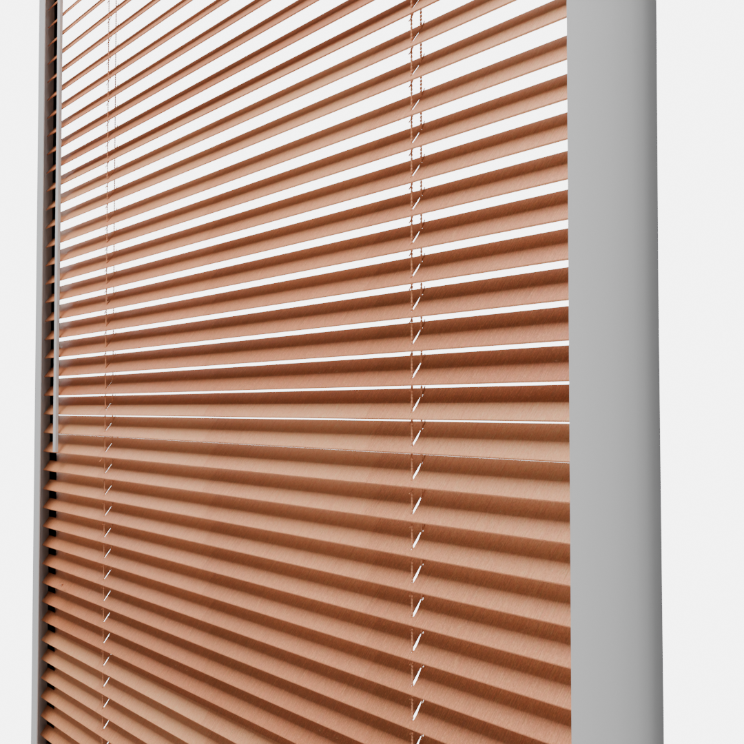 Perfect Fit Metal Blind - Brushed Copper - 25mm