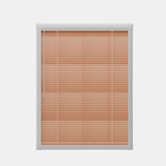 Perfect Fit No Drill Metal Blind - Brushed Copper - 25mm