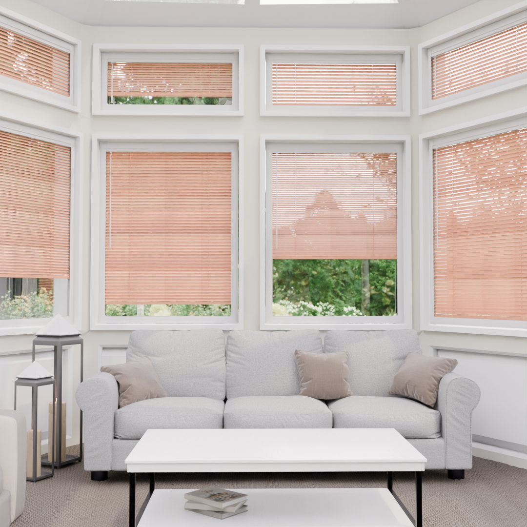 Perfect Fit Metal Blind - Brushed Copper - 25mm