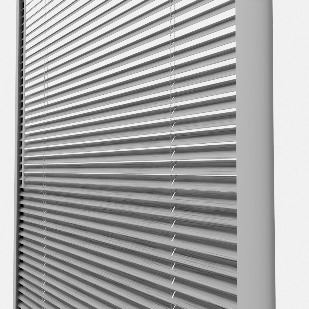 Perfect Fit Metal Blind - Brushed Nickel - 25mm