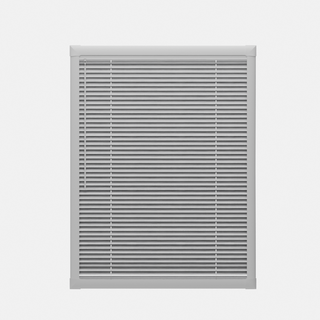 Perfect Fit Metal Blind - Brushed Nickel - 25mm