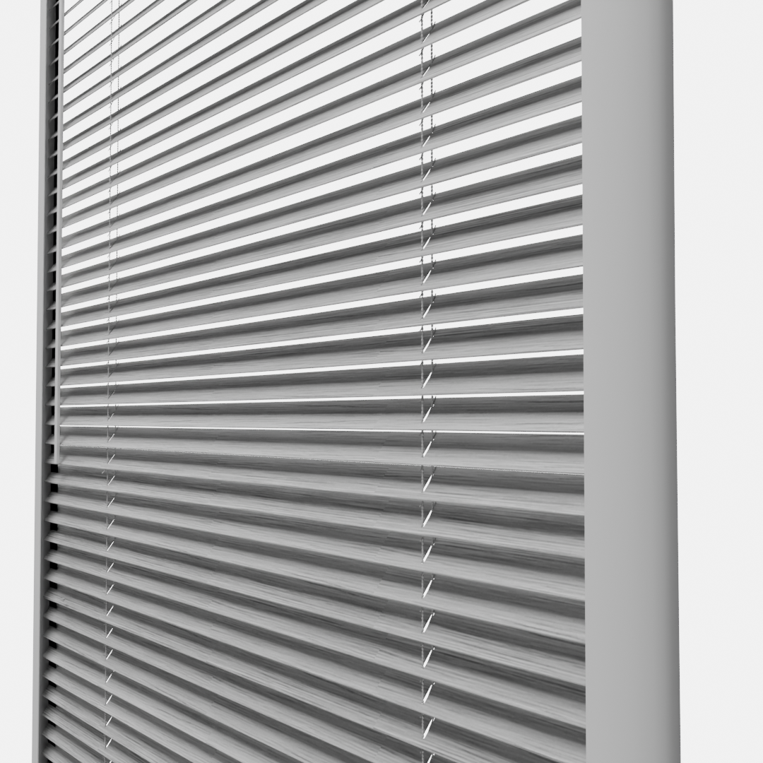 Perfect Fit Metal Blind - Brushed Silver - 25mm