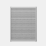 Perfect Fit No Drill Metal Blind - Brushed Silver - 25mm