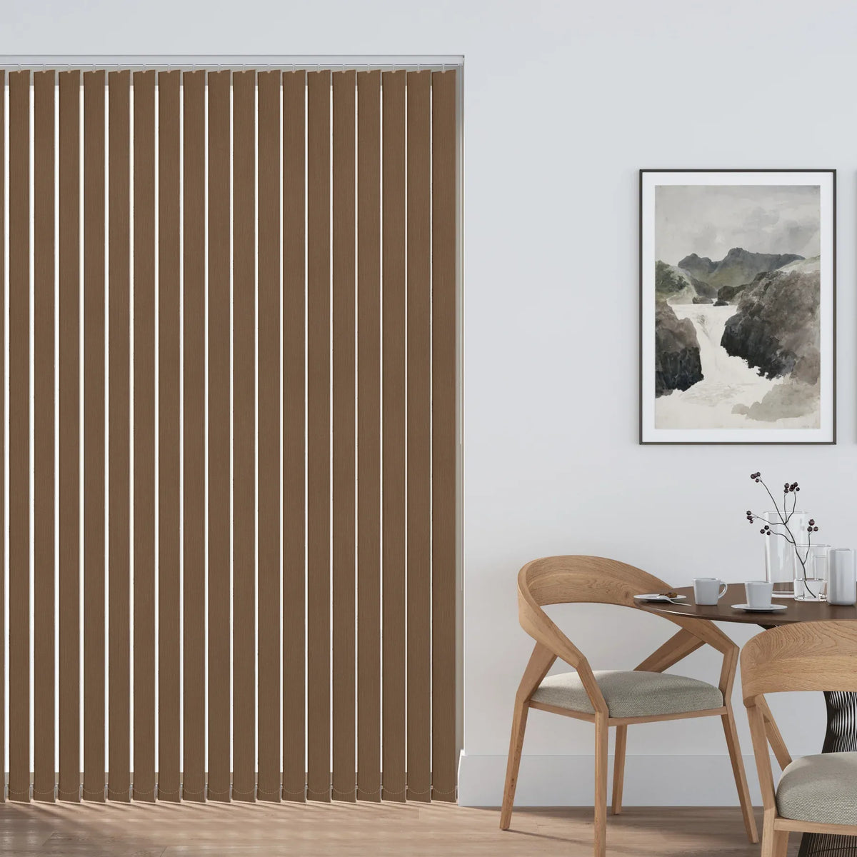 Cairo Blackout Chocolate Vertical Blind