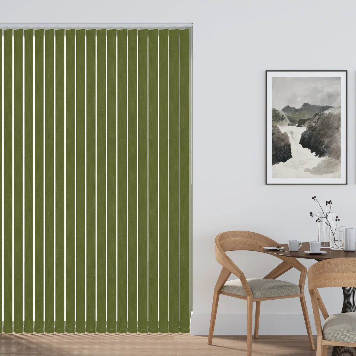 Cairo Blackout Green Vertical Replacement Blind Slat