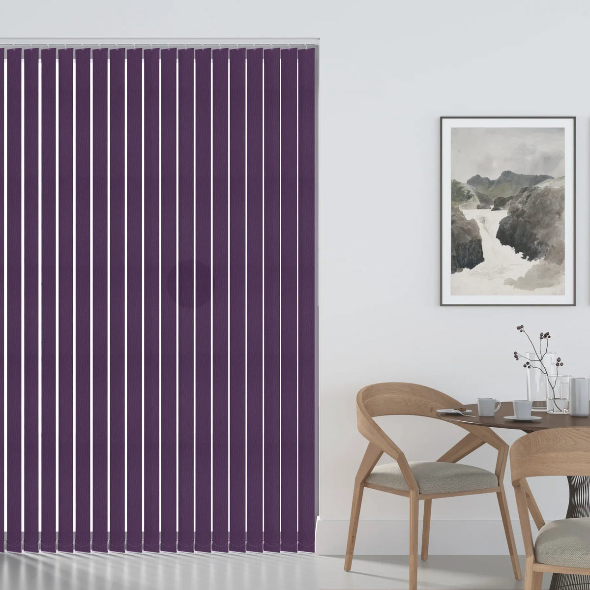 Cairo Blackout Purple Vertical Replacement Blind Slat