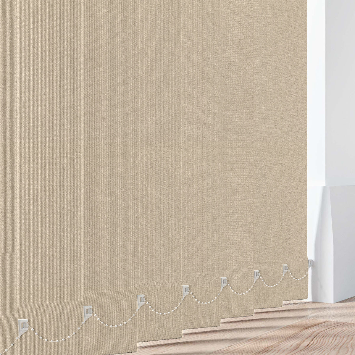 Cairo Blackout Beige Vertical Blind