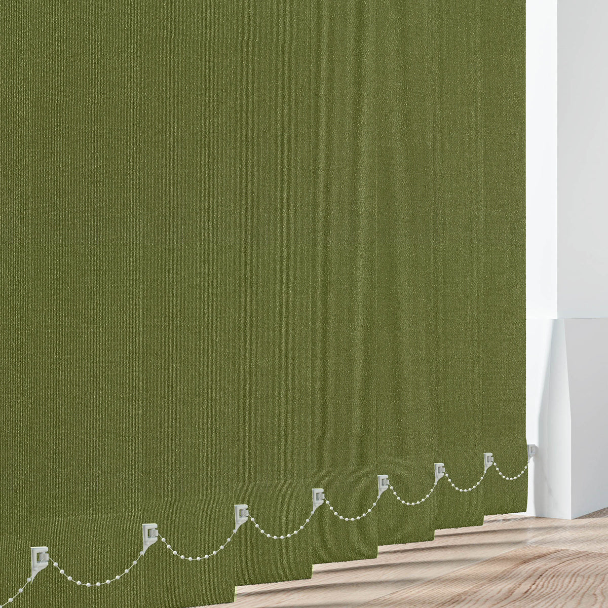 Cairo Blackout Green Vertical Replacement Blind Slat