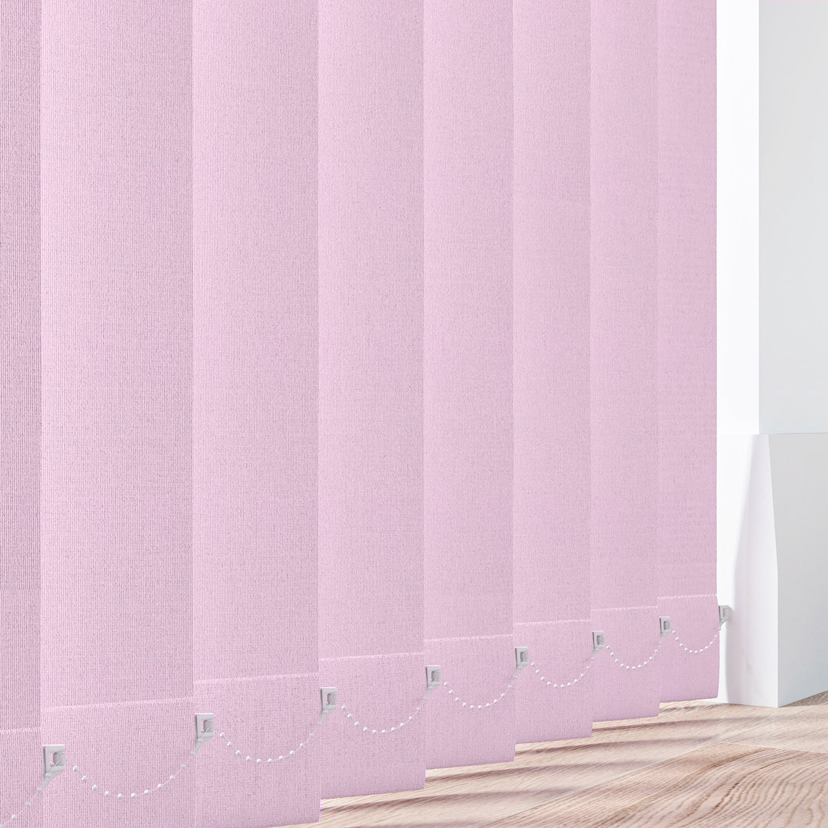 Cairo Blackout Pink Vertical Blind