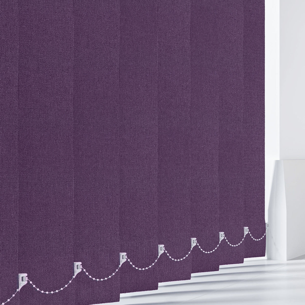 Cairo Blackout Purple Vertical Replacement Blind Slat