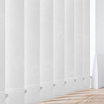 Cairo Blackout White Vertical Replacement Blind Slat