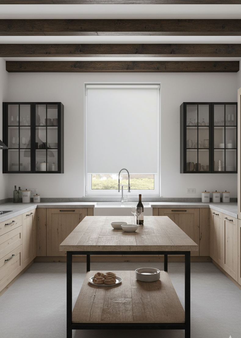 Candence Grey Electrical Roller Blind