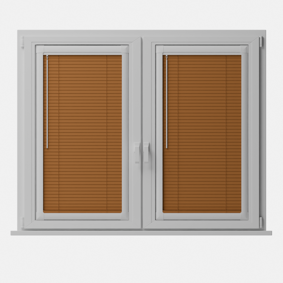 Perfect Fit No Drill Metal Blind - Caramel - 25mm