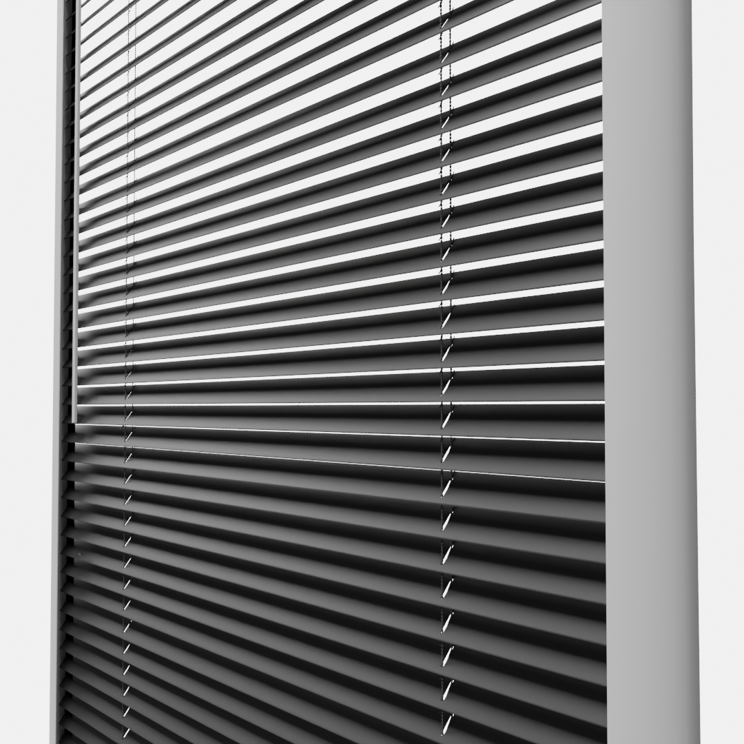 Perfect Fit Wooden blind- Carbon Black - 25mm