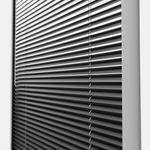 Perfect Fit No Drill Wooden blind- Carbon Black - 25mm