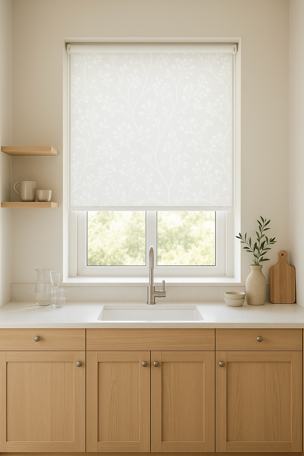 Carey Silver Electrical Roller Blind