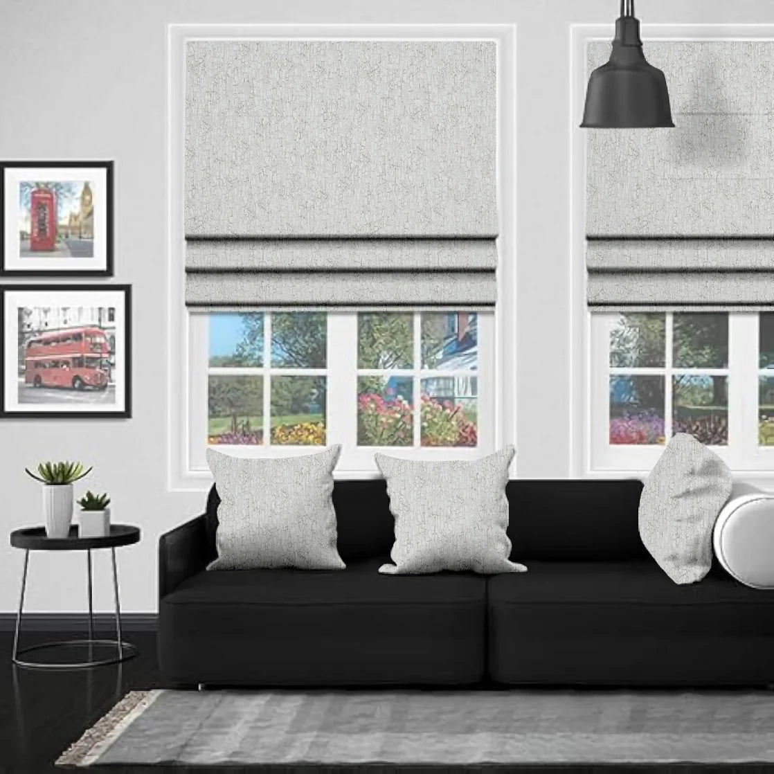 EB Celina Ivory Roman Blind