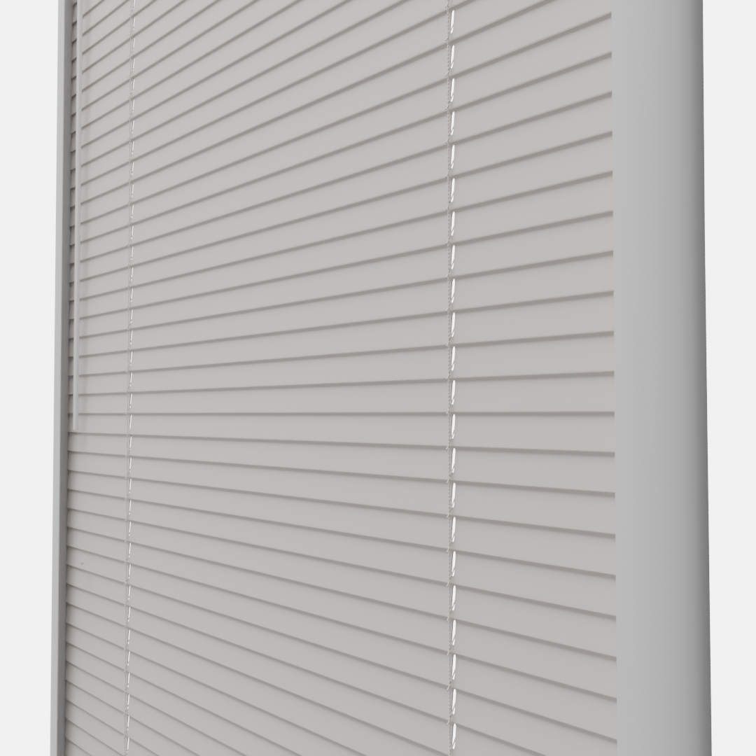 Perfect Fit No Drill Metal Blind - Chalk White - 25mm
