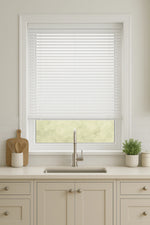 Chalk White MetalVenetian Blind - 25mm