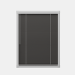 Perfect Fit No Drill Metal Blind - Charcoal Grey - 25mm