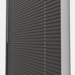 Perfect Fit No Drill Metal Blind - Charcoal Grey - 25mm