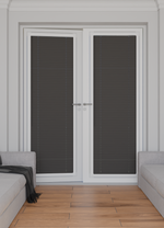 Perfect Fit No Drill Metal Blind - Charcoal Grey - 25mm