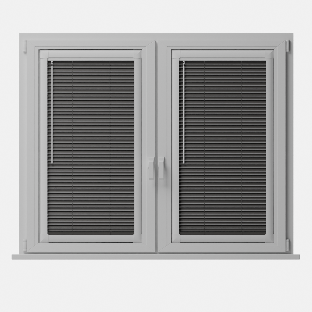 Perfect Fit Metal Blind - Charcoal Grey - 25mm