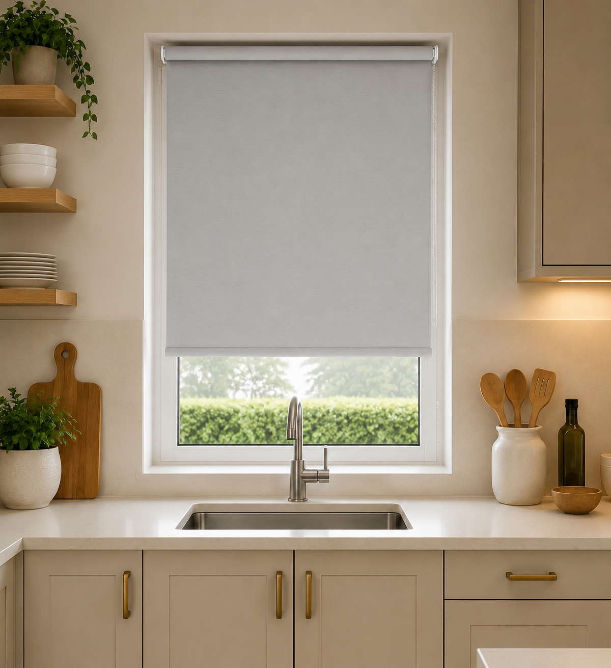 Plaza Whisper - PVC Blackout Waterproof Roller Blind