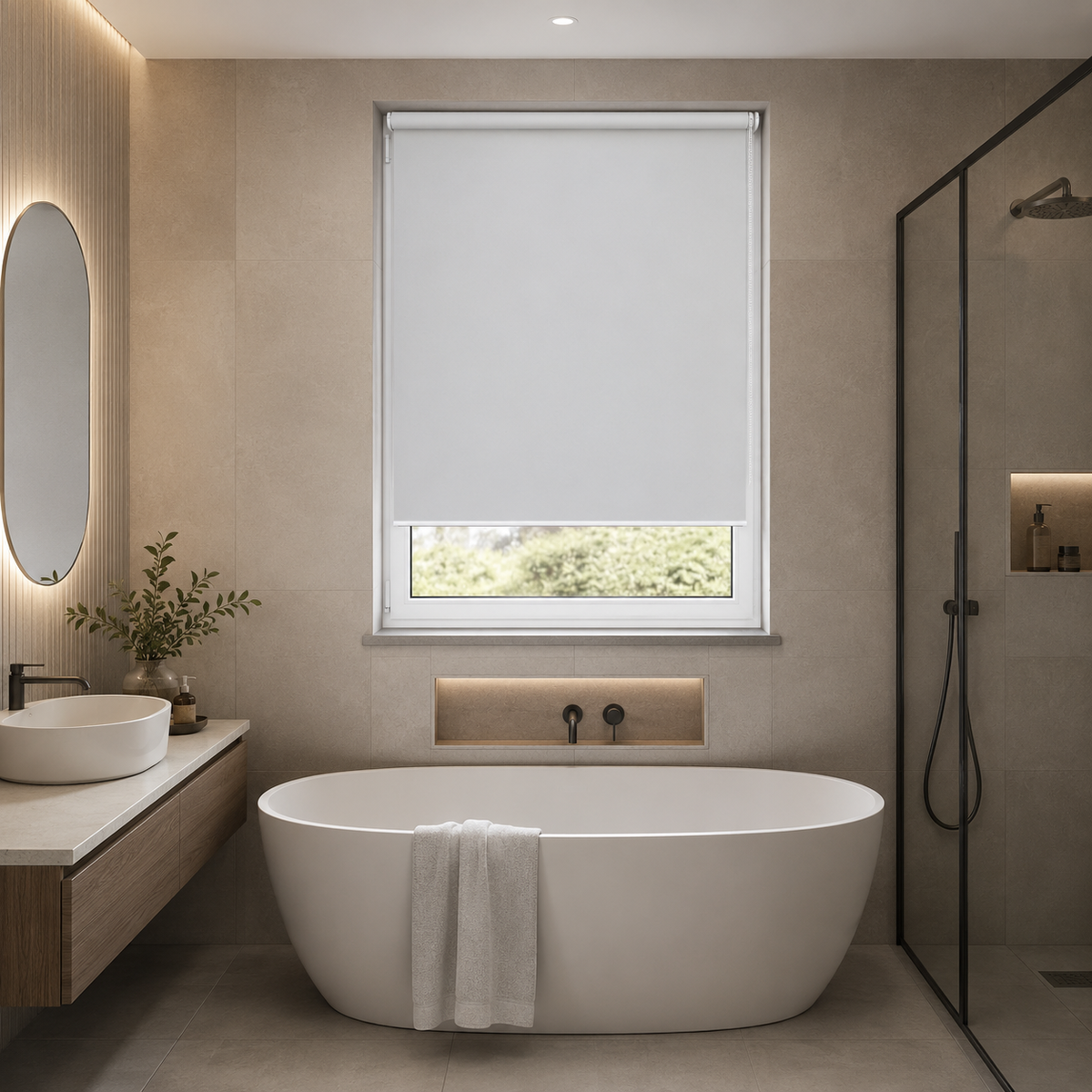 Origin Blackout White Roller Blind