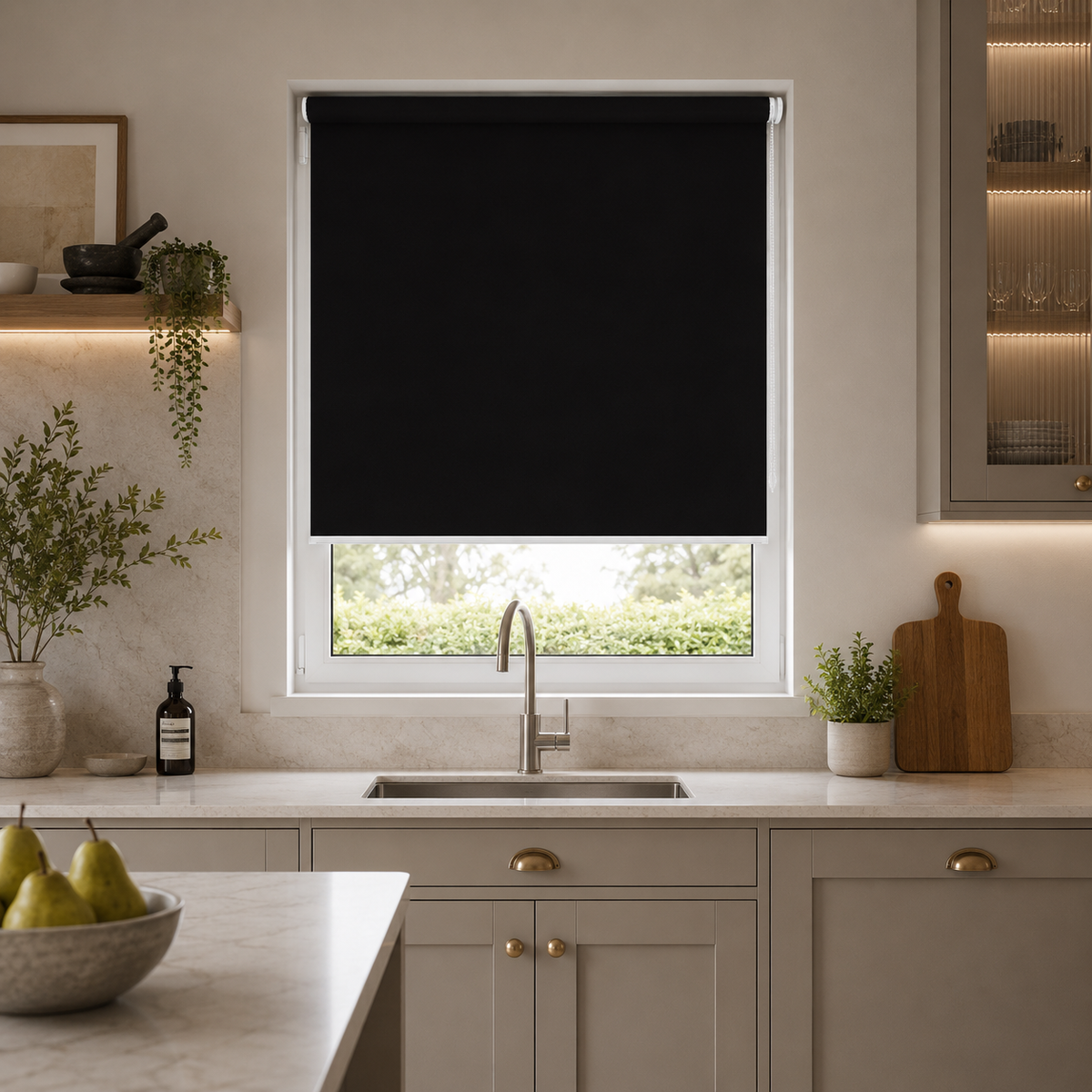 Unity Polaris Black Roller Blind
