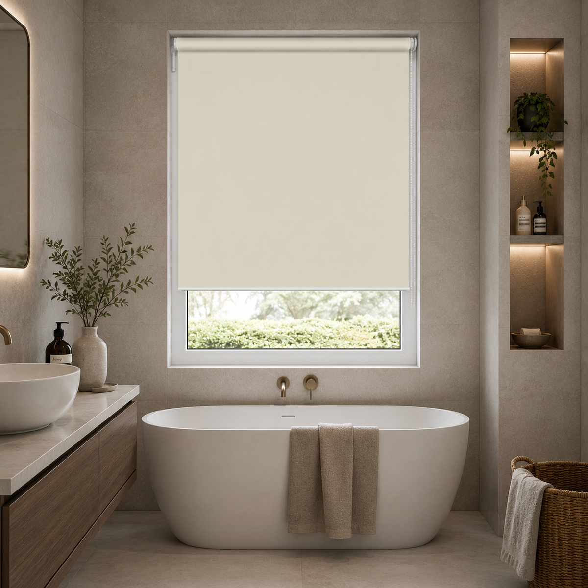 Unity Polaris Champagne Roller Blind