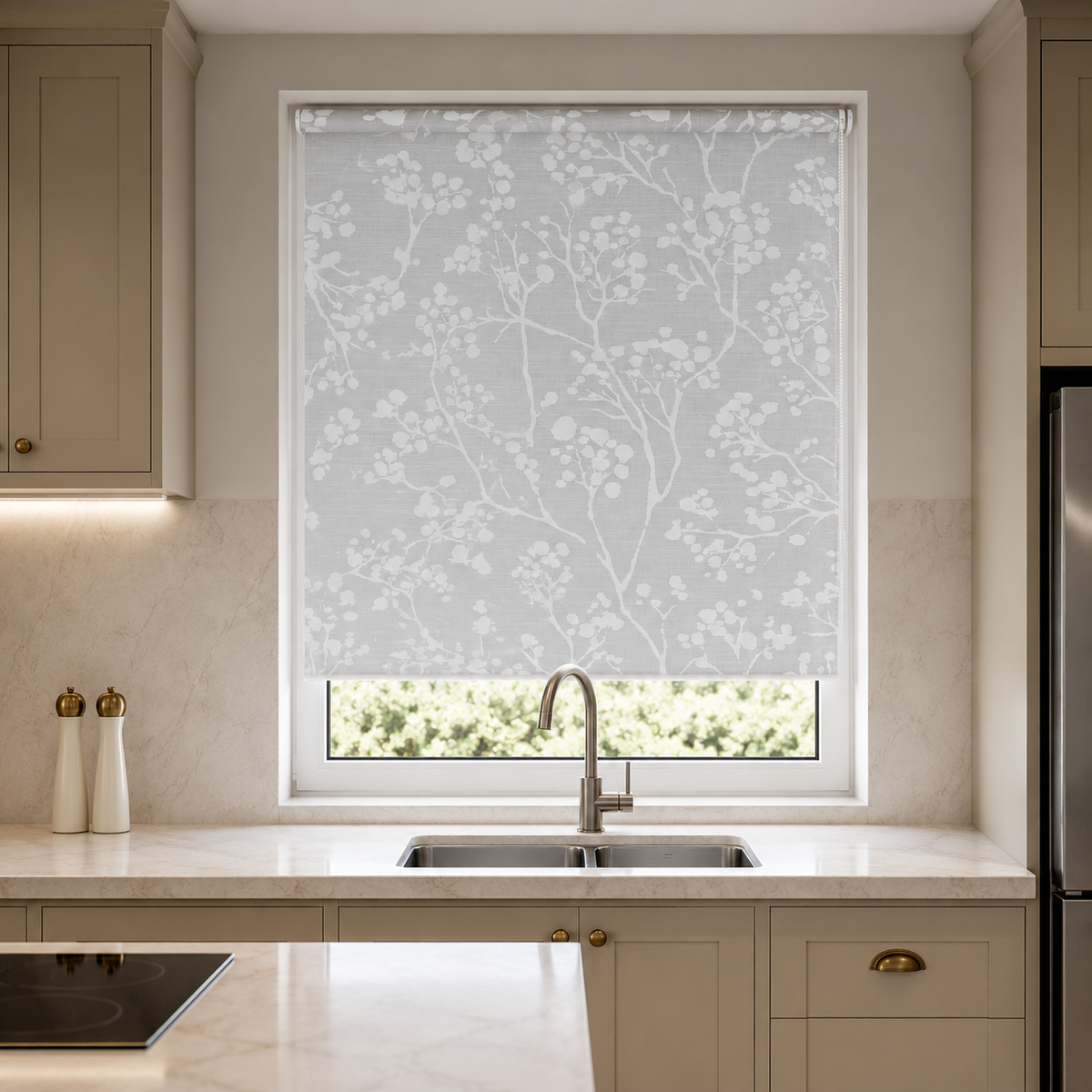 Carey Blackout Silver Roller Blind