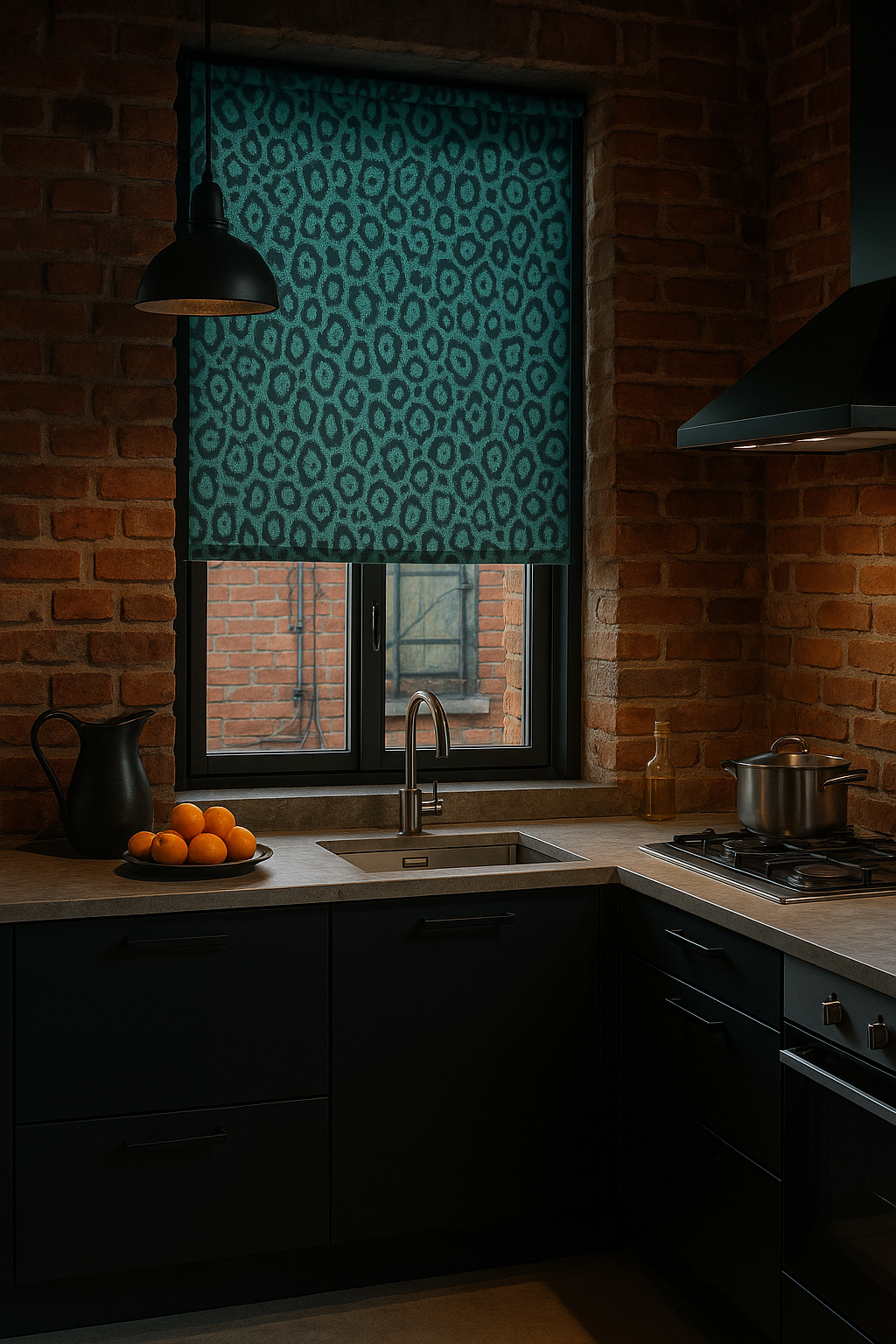 Exotic Pine Roller Blind