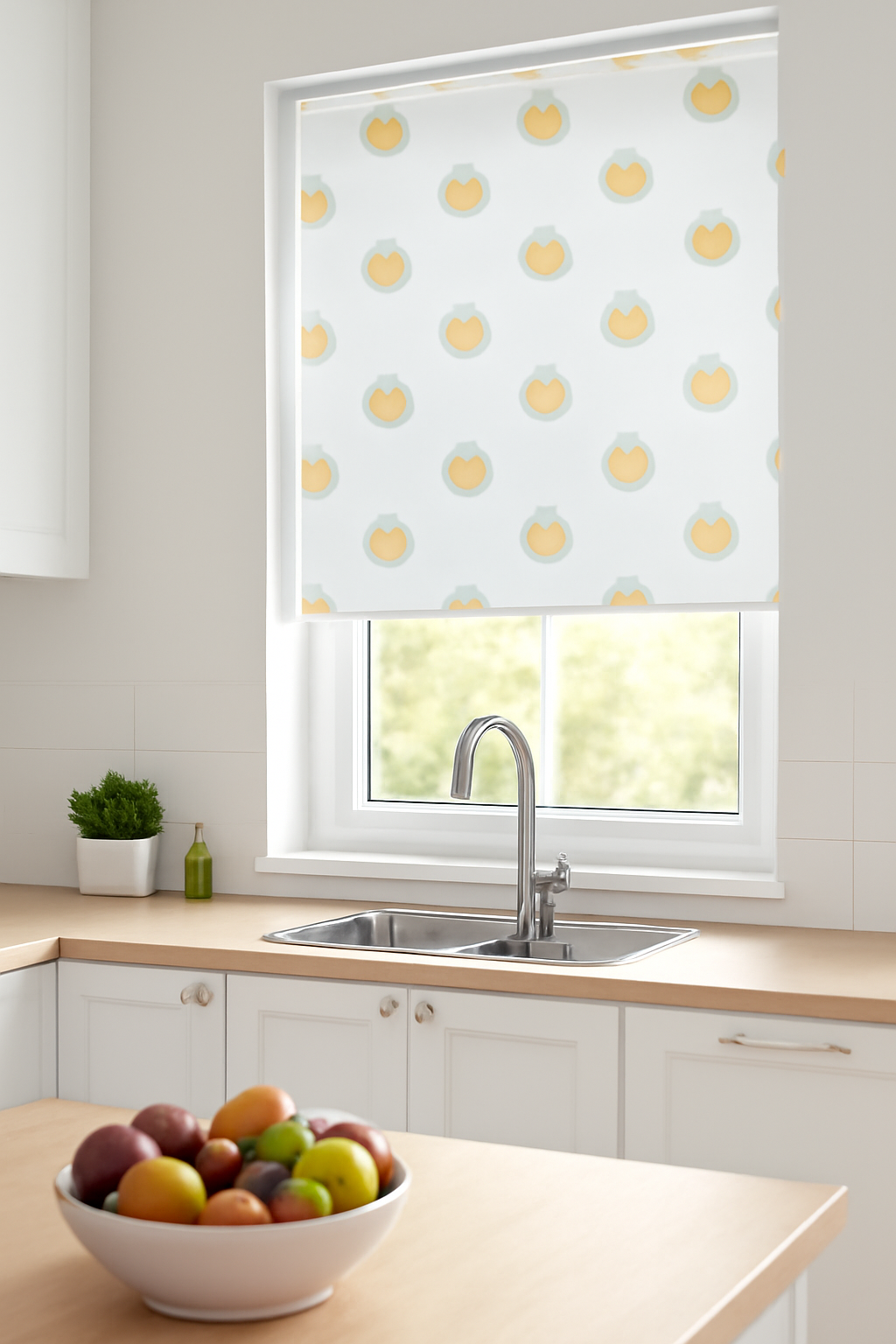 Selene Apricot Roller Blind