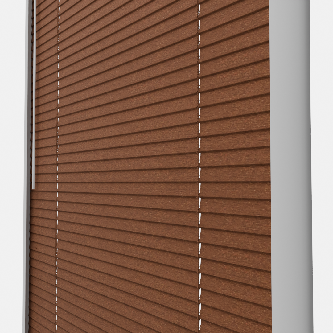 Perfect Fit No Drill Metal Blind - Cherry - 25mm