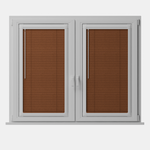 Perfect Fit No Drill Metal Blind - Cherry - 25mm