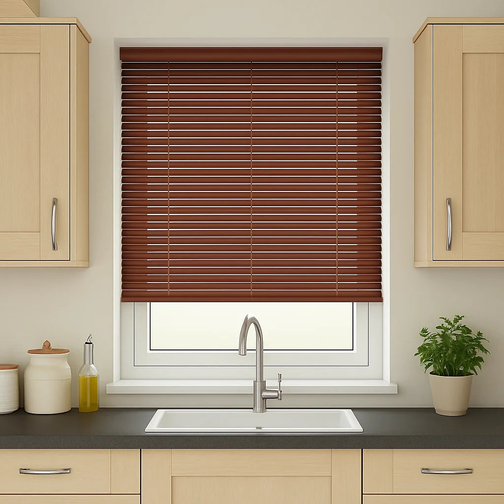 Chestnut MetalVenetian Blind