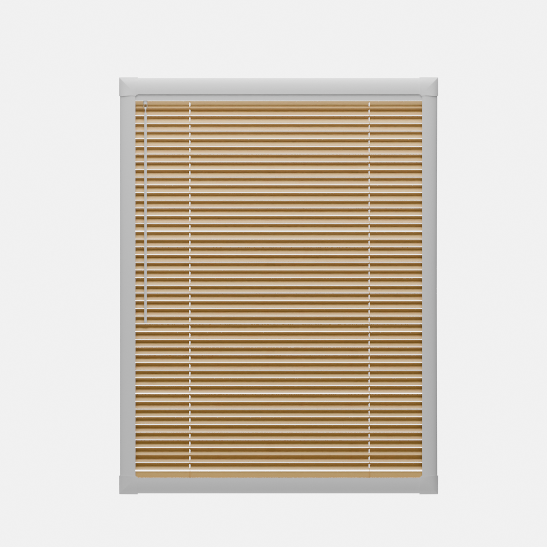 Perfect Fit Metal Blind - Chestnut - 25mm