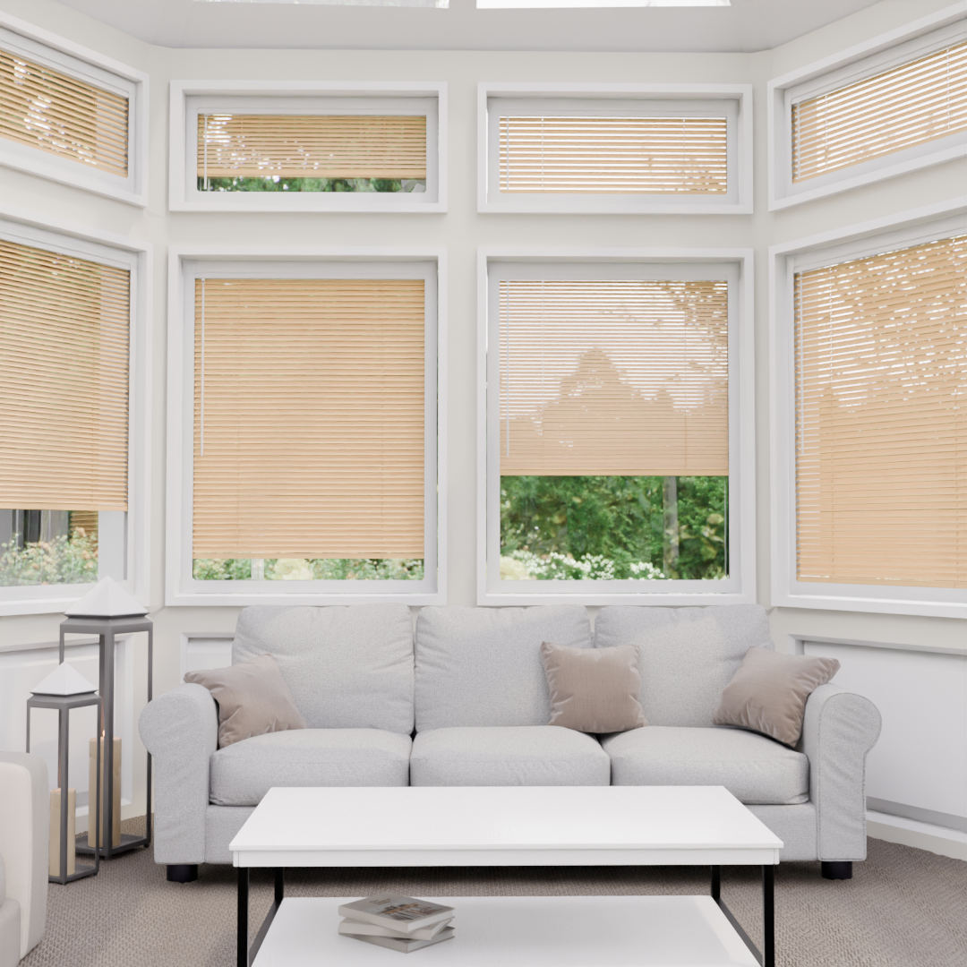 Perfect Fit Metal Blind - Chestnut - 25mm