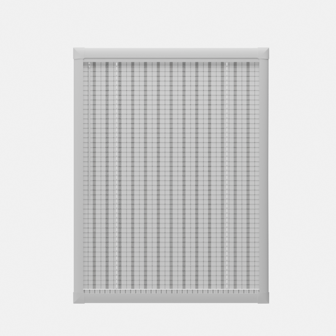 Perfect Fit No Drill Metal Blind - Classic Stripe - 25mm