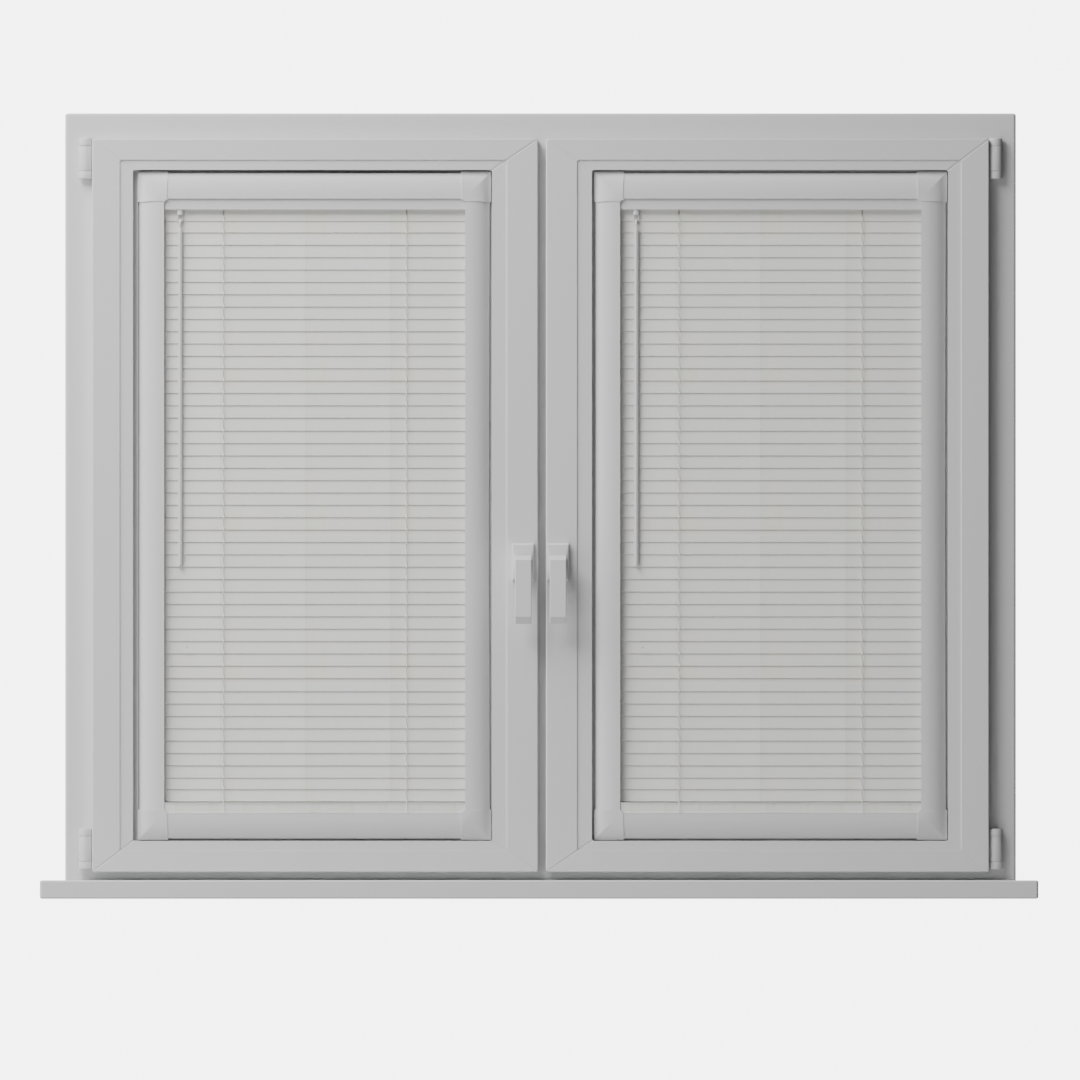 Perfect Fit No Drill Metal Blind - Classic White - 25mm